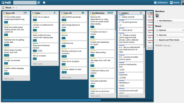 Min Kanban-board 